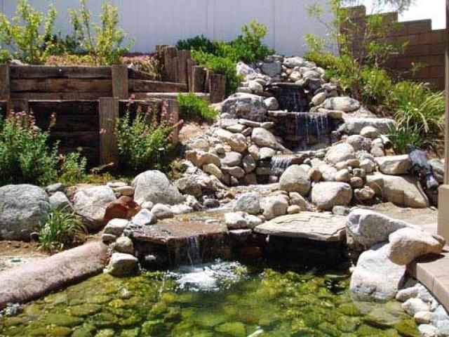 создание водопадов в алматы